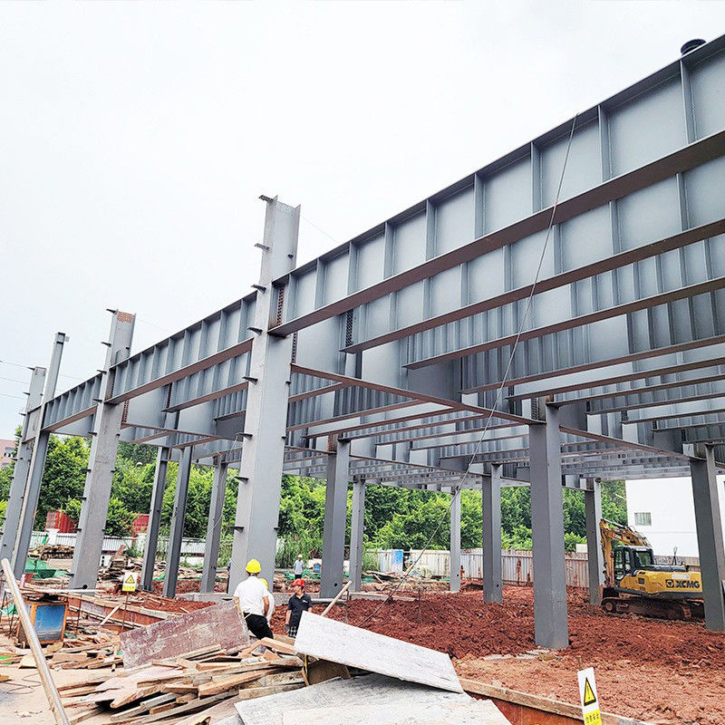 Entrepôt d'acier de grande superficie, bâtiment d'atelier de construction industrielle en acier légère