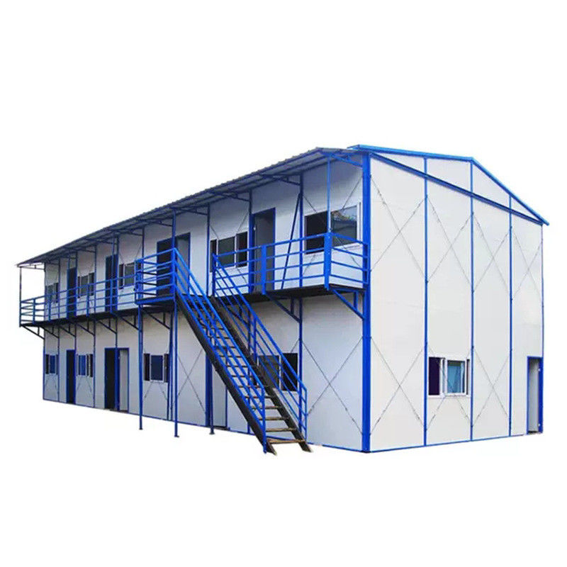 Maison en verre préfabriquée anti-corrosion dans un style de conception éclectique pour une installation facile