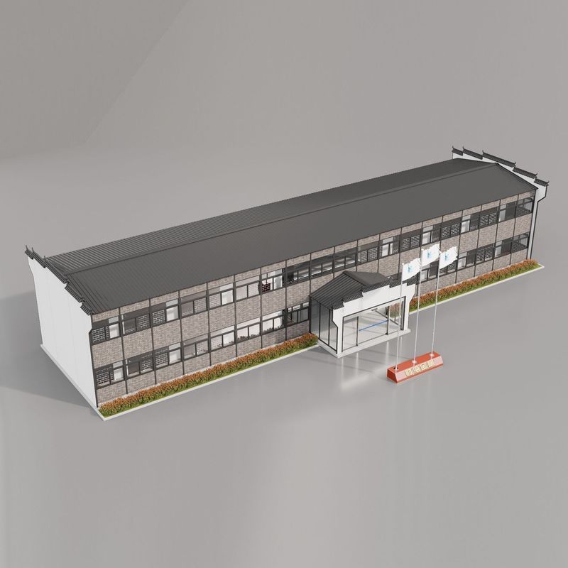 Maison préfabriquée en acier avec 50/75/100 mm de panneau sandwich ondulé