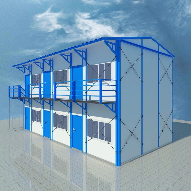 Conception personnalisée et style Tiffany Design Structure en acier Maison préfabriquée pour atelier Entrepôt Bureau de construction